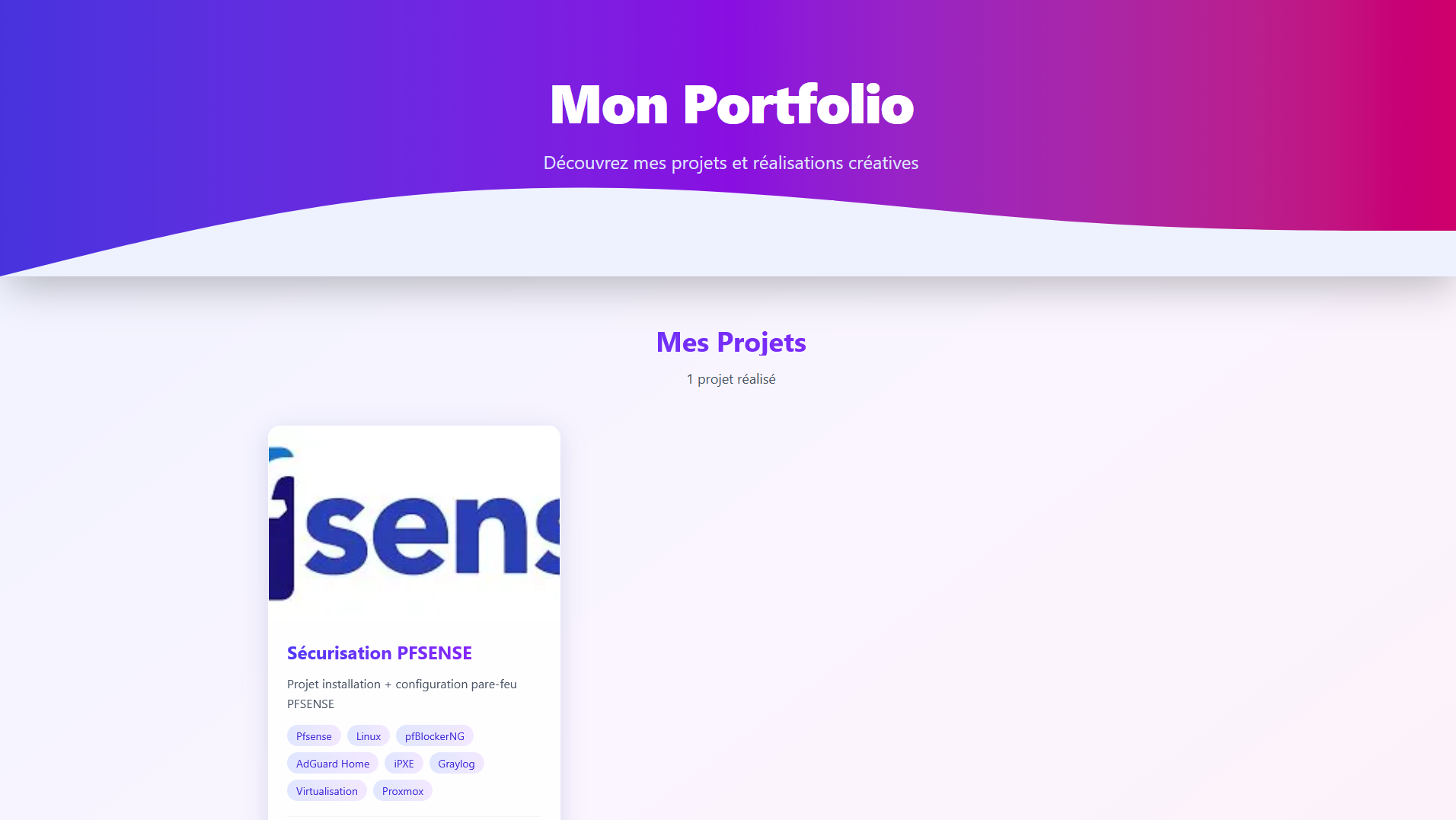 Infrastructure de publication sécurisée d’un site web auto-hébergé